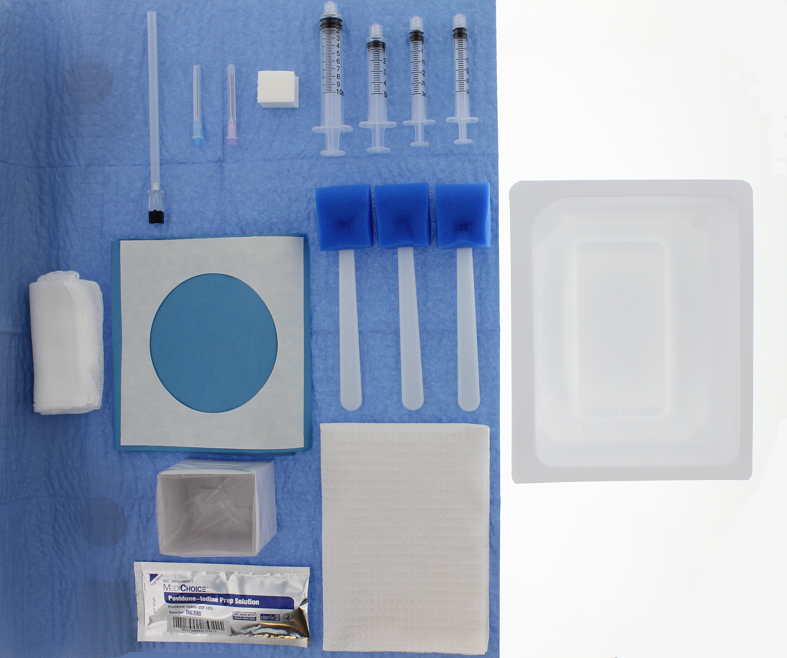 AccuTray™ Nerve Block Tray w/22g Quincke Needle